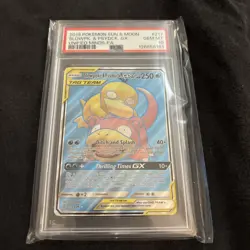 Slowpoke & Psyduck GX 217/236 PSA 10 Unified Minds Pokemon Card - Image 4