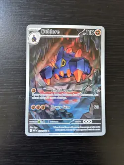 Pokemon TCG Boldore 128/086 2025 White Flare Illustration Rare Card - NM - Image 1