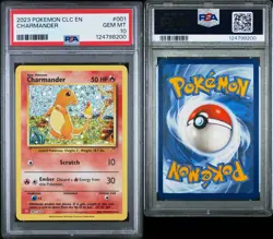 PSA 10 Charmander 001/034 Pokemon Classic Collection English Holo Graded Card - Image 2