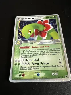 Pokemon Cards - EX Unseen Forces - Rare Holo Eng NM - Meganium EX 106/115 - Image 3