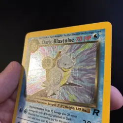 Dark Blastoise 3/82 Team Rocket 2000 Holo Rare WOTC Pokemon Card TCG - Image 2