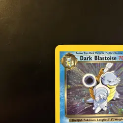 Dark Blastoise 3/82 Team Rocket 2000 Holo Rare WOTC Pokemon Card TCG - Image 4
