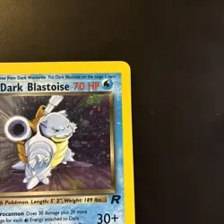 Dark Blastoise 3/82 Team Rocket 2000 Holo Rare WOTC Pokemon Card TCG - Image 5