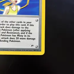 2000 Pokemon MISTY Gym Heroes 1ST EDITION Rare NON HOLO Set Card 102/132 WotC EX - Image 5