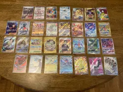 Japanes Pokemon 30 Card Lot Garchomp Groudon Yveltal Gold Cards Raging Surf - Image 1