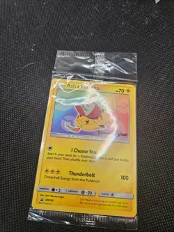 Ash's Pikachu SM108 Pokemon Promo "I Choose You" Movie Card SEALED - Image 3
