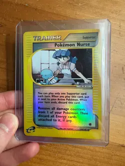 Pokemon Card Pokemon Nurse Holo Foil Reverse 145/165 Expedition EXC - HP - Image 1