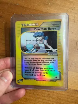 Pokemon Card Pokemon Nurse Holo Foil Reverse 145/165 Expedition EXC - HP - Image 2