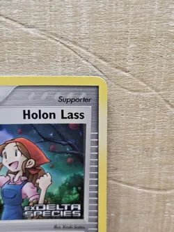 Holon Lass 92/113 EX Delta Species Reverse Holo Stamped Pokemon Card TCG - Image 4