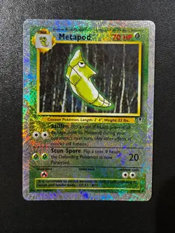 Metapod 54/110 Reverse Holo Legendary Collection Pokemon Card - Image 3