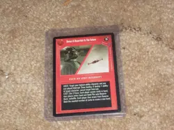 Star Wars Sense & Uncertain Is The Future Ccg Card - Image 1
