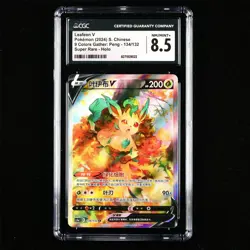 CGC NM/MINT+ 8.5 Nintendo 2024 Pokemon PTCG CHN. card- Leafeon V - Image 1