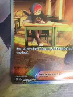 Pokemon TCG Scarlet & Violet Base Penny 252/198 Special Illustration Rare Card - Image 4