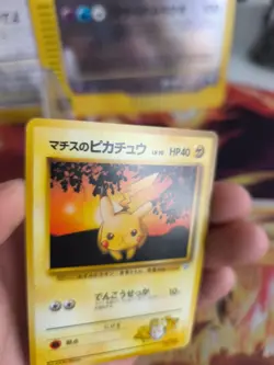 Pokemon Karte Card Lt Surge's Pikachu Gym Challenge Heroes 1998 Wotc japanese NM - Image 3
