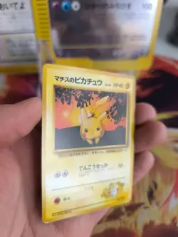 Pokemon Karte Card Lt Surge's Pikachu Gym Challenge Heroes 1998 Wotc japanese NM - Image 4