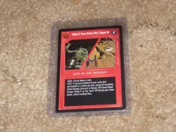 Star Wars Ghhhk & Those Rebels Wont Escape Us Ccg Card - Image 1