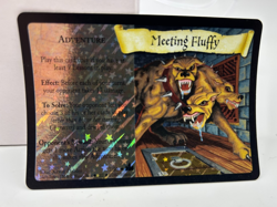 Harry Potter TCG Adventures At Hogwarts Meeting Fluffy Holo Rare # 17/80 Card - Image 1