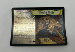 Harry Potter TCG Adventures At Hogwarts Meeting Fluffy Holo Rare # 17/80 Card - Image 2