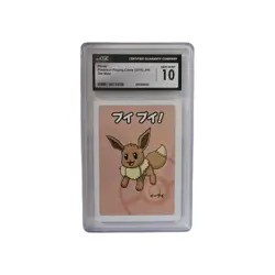 EEVEE PLAYING CARDS OLD MAID POKEMON JPN 2019 CGC 10 - Image 1