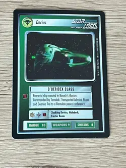 Star Trek CCG - Reflections - Decius - VR (Very Rare) Foil Card - Image 1