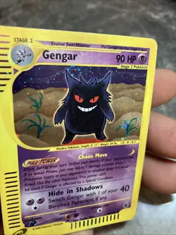 Gengar 13/165 Holo Rare E Series Expedition 2002 Pokemon Card Great Condition!! - Image 1