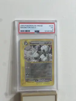 Skyridge Magneton 19/144 Holo Rare Pokemon Card Nintendo E Reader PSA 5 - Image 1