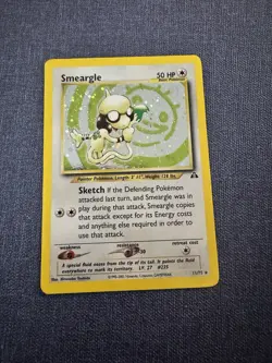 Pokemon TCG Neo Discovery Smeargle 11/75 Holo Unlimited Rare Card - Image 1