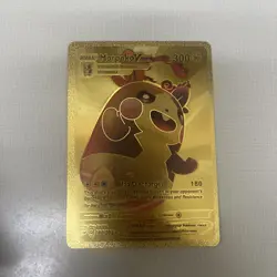 Morpeko Vmax Gold Foil 300 HP Custom Fan Art Pokemon Cosplay Card 080/202 - Image 1