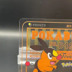 POKABU Pokemon × PRONTO CAFE PROMO Clear Card Japan 2025 - Image 2