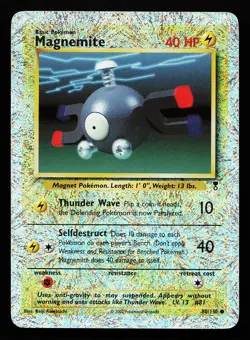 Magnemite 80/110 Reverse Holo Legendary Collection Pokemon Card - Image 1