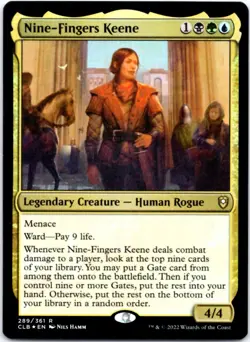Nine-Fingers Keene - FOIL - Commander Legends: Battle for Baldur's Gate - 289 LP - Image 1
