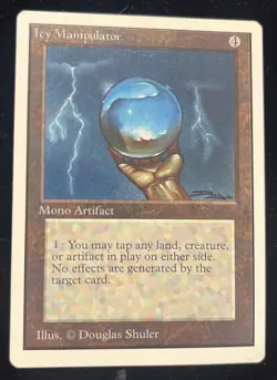 Icy Manipulator MTG Unlimited Super Clean Mint Condition Magic the Gathering !! - Image 1