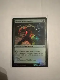 Twisted Spider-Clone Marvel's Spider-Man Magic The Gathering MTG Foil - Image 1