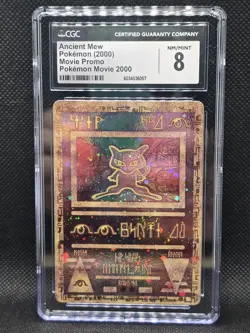 Pokemon TCG Ancient Mew Holo Movie Promo 2000 WOTC CGC NM/MINT+ 8 - Image 1