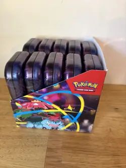 Pokemon TCG Mega Evolution Heroes Mini Tin x10 with display Tins - Image 4