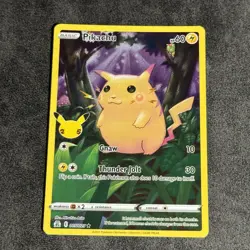 Pokemon TCG Card Pikachu 005/025 Celebrations 25th Anniversary Holo 4 - Image 1