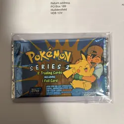 Pokemon Topps TV Animation Edition Series 2 Trading Cards Factory Sealed Pack - Image 1