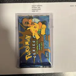 Pokemon Topps TV Animation Edition Series 2 Trading Cards Factory Sealed Pack - Image 4