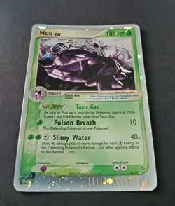 Muk EX 96/97 Ex Dragons Rare Holo Pokemon Card 2003 Near Mint /Mint - Image 3