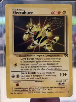 Pokemon TCG Electabuzz Wizards Black Star Promos 2 Regular Promo HP - Image 1
