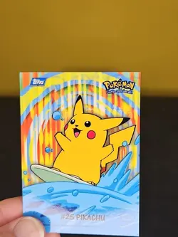 Topps 2000 Pokemon TV Animation Edition Series 2 Stick-ons Pikachu #25 - Image 3