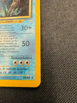 Shining Gyarados 65/64 GERMAN Schimmerndes Garados Pokemon Neo Revelation HP/DMG - Image 5