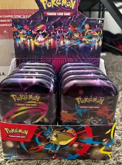 SEALED Pokemon: Mega Hero's Mini Tins (Set Of 10) DISPLAY BOX NOT INCLUDED - Image 1