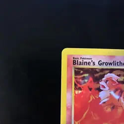 Pokemon TCG Blaine's Growlithe Gym Heroes 62/132 Regular 1st Edition Common - Image 3