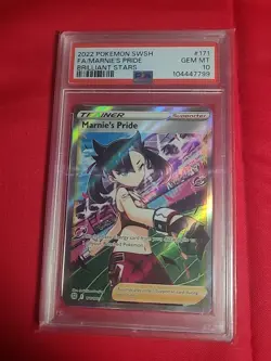 POKEMON TCG SWSH MARNIE'S PRIDE BRILLIANT STARS #171 PSA 10 - Image 1