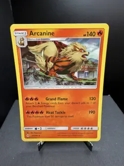 Pokemon TCG SM Unbroken Bonds Arcanine 22/214 Holo Rare NM! - Image 1