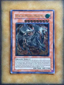 Yugioh Koa'ki Meiru Maximus SOVR-EN081 Ultimate Rare FOIL SHIFT MISPRINT VLP - Image 1