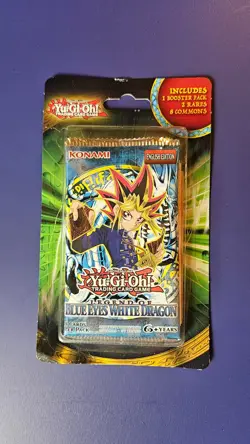Yugioh Legend of Blue Eyes White Dragon LOB Blister Pack Sealed - Image 1
