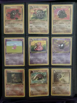 M/NM 1st Edition Fossil WOTC Pokemon Complete Common/Uncommon Lot 27 Cards - Image 1
