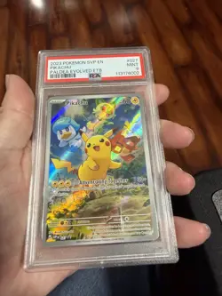 PSA Graded 9 Pokemon TCG Graded Card Lot Of 7 Pikachu Hyper Rare - Image 5